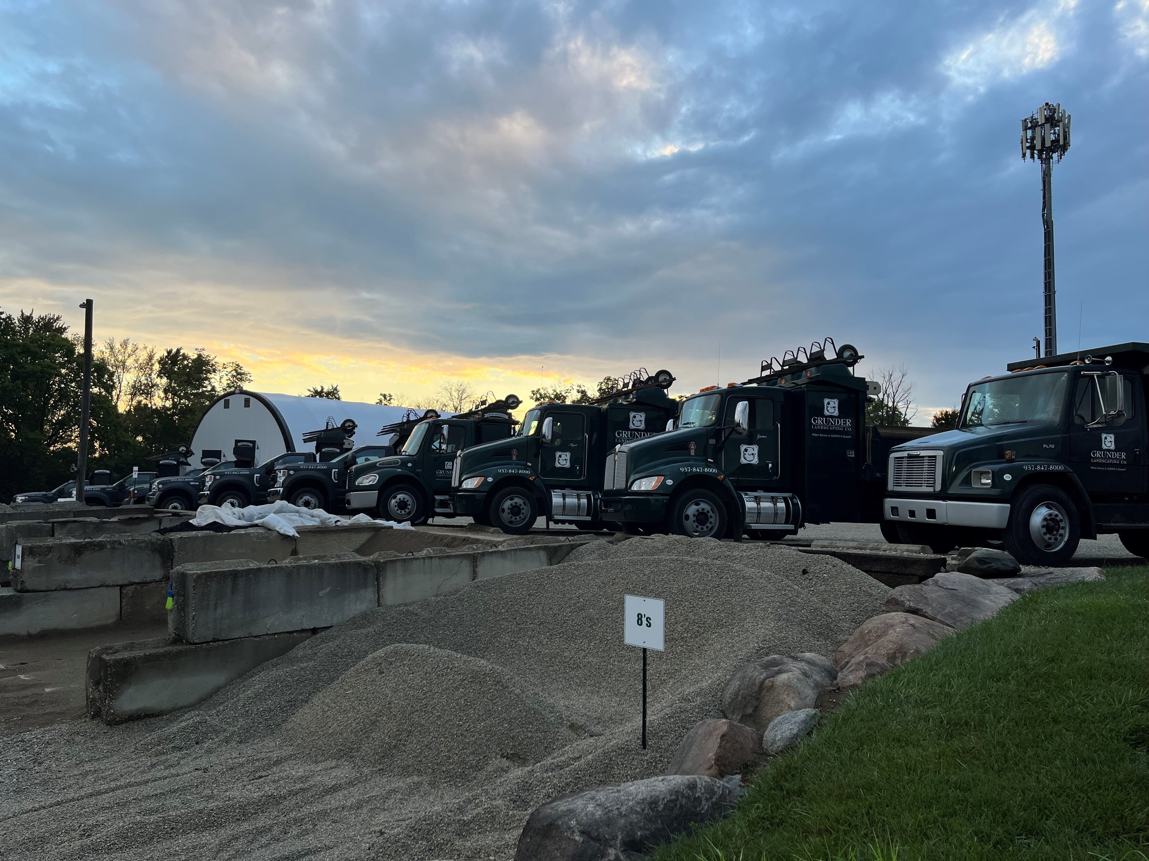 How Grunder Landscaping Keeps Trucks Clean